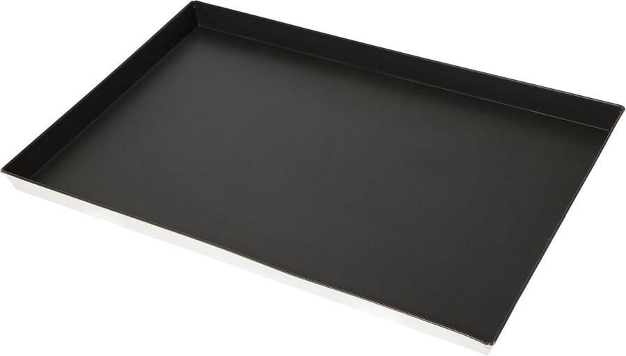 Rechthoekige Bakplaat Bakblik Oven Koekjes Pizza Ovenbestendig Materiaal 40 x 30 cm Zilver