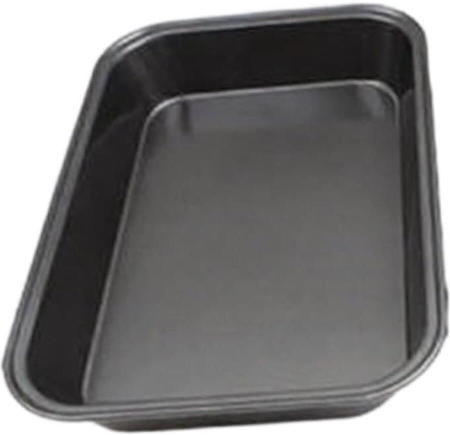 Rechthoekige bakplaat Diepe pan Cakes bakken Antiaanbaklaag 34 x 24 cm Zwart