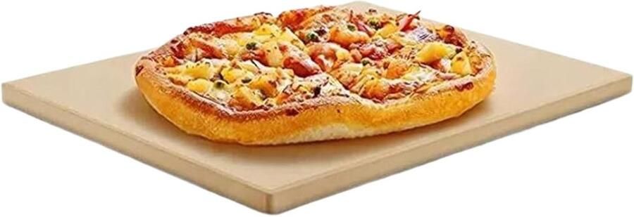 Rechthoekige Bakplaat Ovenplaat Koekenpan Bakken van Brood Minerale Warmtecontrole 30.5x30.5x1cm Veelkleurig