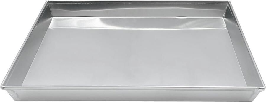 Rechthoekige Bakplaat van Aluminium voor Pizza en Patisserie 35 x 28 cm