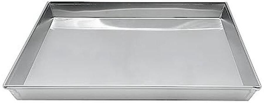 Rechthoekige Bakplaat van Aluminiumlegering 3003 40x30 cm Ideaal voor Gebak en Pizza