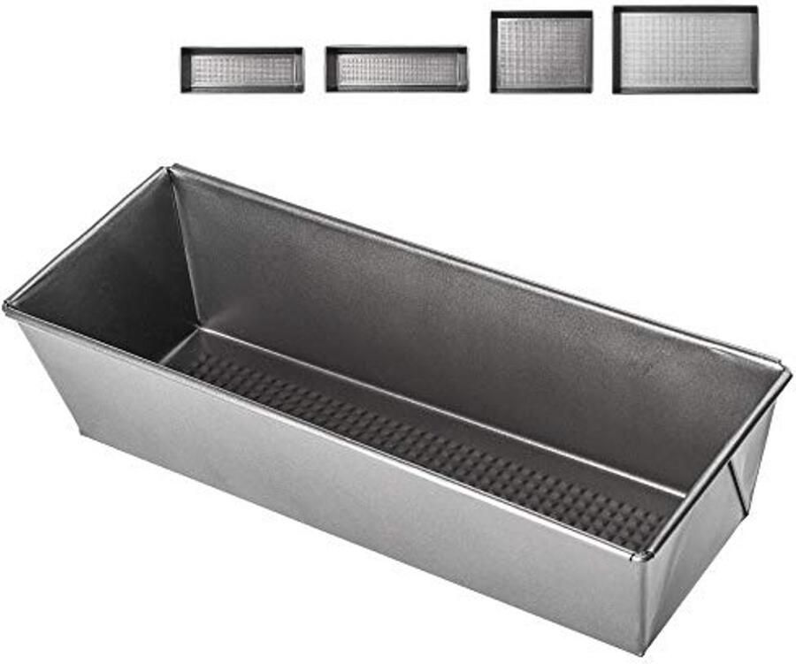 Rechthoekige Bakplaat voor Cake Taart en Brood Antiaanbak Staal Gemakkelijk Schoon te Maken 31 x 11 5 x 7 5 cm