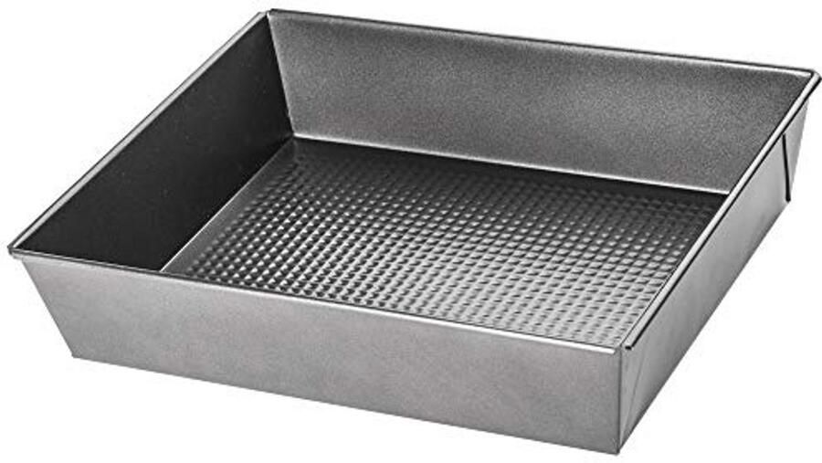 Rechthoekige Bakplaat voor Taarten Cakes en Brood Antiaanbak Staal 27 5 x 22 5 x 6 cm