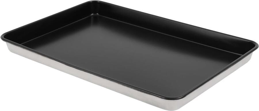 Rechthoekige Bakvorm Grote Bakplaat Brood en Cake Bakken Hoge Kwaliteit Anti-aanbaklaag 60 x 40 cm Zwart