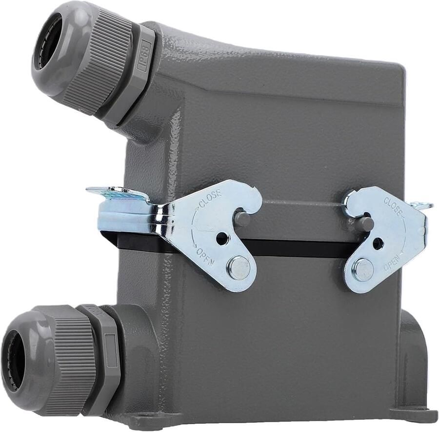 Rechthoekige Connector voor Zwaar Gebruik 16 Kernen IP68 Geclassificeerd voor Stroomapparatuur Hoogwaardig Aluminium 1 Eenheid