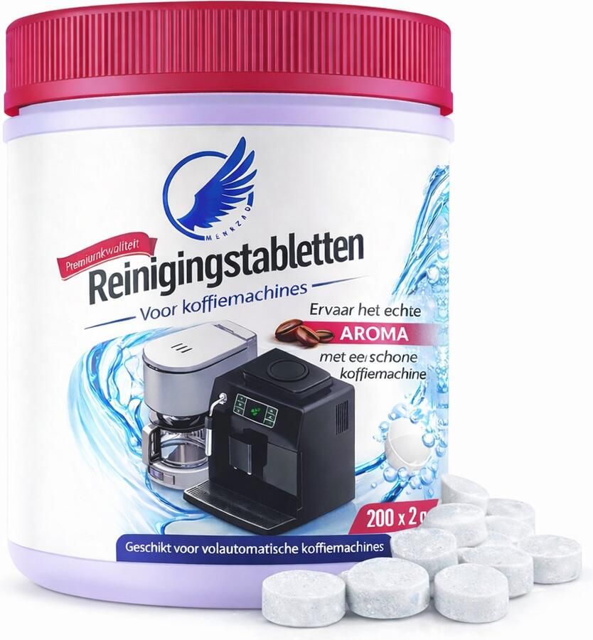 Koffiemachinereiniger Reinigingsset Koffiezetapparaat 30 15x ECO Reinigingstabletten 15x Ontkalkingstabletten voor Espressomachines Koffiemachines Koffiezetapparaten Waterkoker