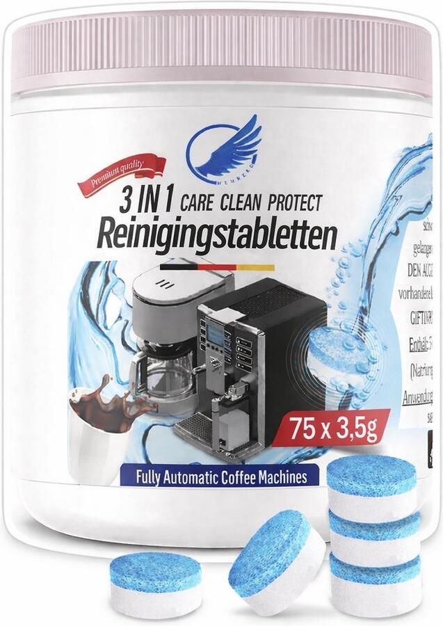 Reinigings tabletten Koffiemachine – 105 Stuks 3 5g – 3in1 formule Geschikt voor Jura Siemens Bosch Philips & De Longhi - Foto 2