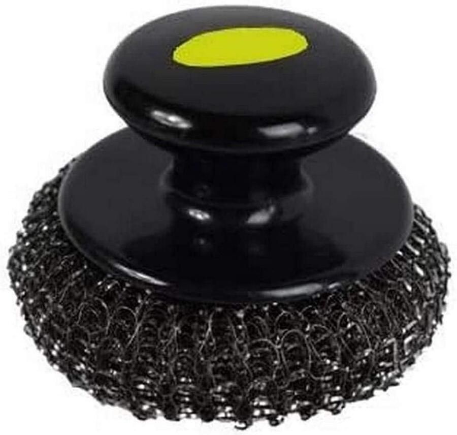 Reinigingsbal voor Plancha Grillreiniger Kogel Grillplaat Schoonmaken Specifiek Ontwerp 10 x 10 x 6 cm Grijs