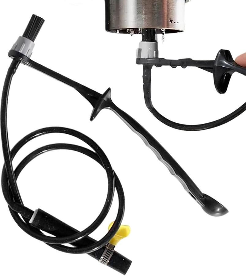 Reinigingsborstel Koffiezetapparaat Schoonmaakborstel Accessoires Apparaat Onderhoud Ergonomisch Verlengd Handvat 12x7x5.5 cm Niet gespecificeerd