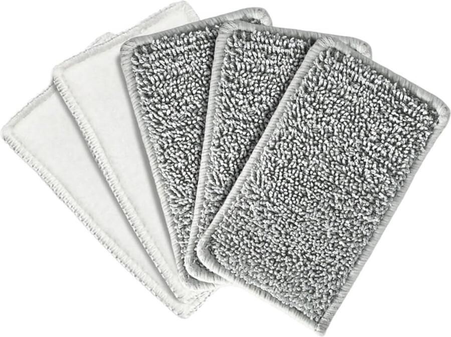 Reinigingspads Koffiemachine Microvezeldoekjes Hygiënisch Werken Superieure Absorptie 5 Stuks Grijs - Foto 1