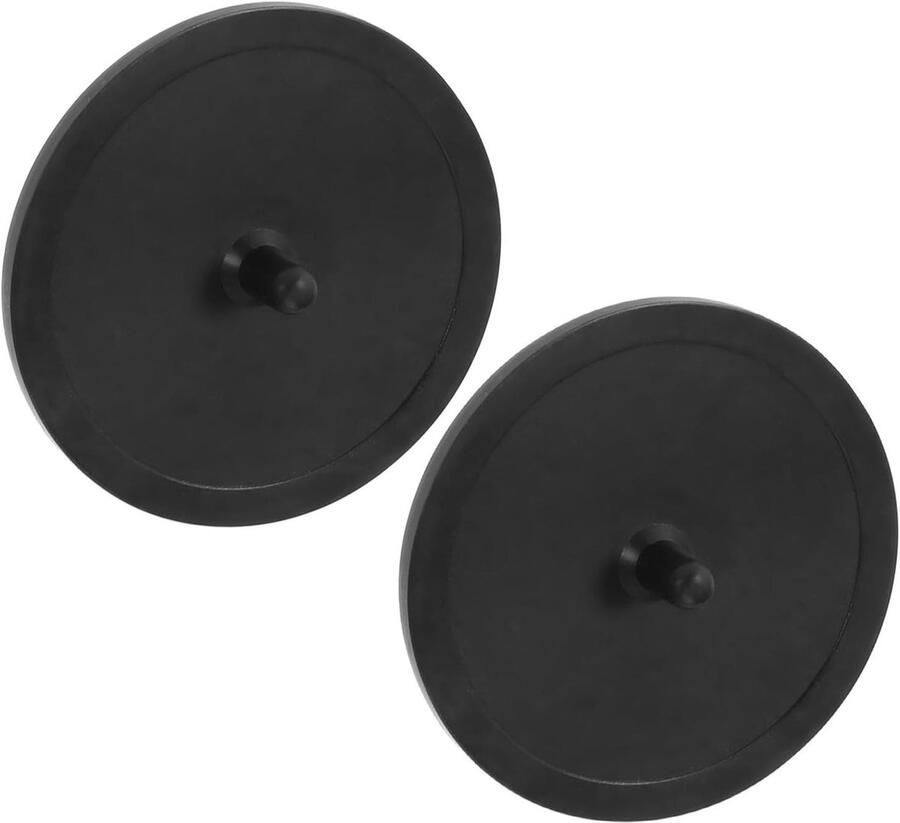 Reinigingsschijf Koffiezetapparaat Backflush Schijf Onderhoud Koffiemachine Slijtvast Rubber 50 Mm Diameter Zwart
