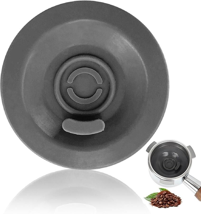 Reinigingsschijf van 54 mm met reinigingstabletten voor espresso machines geschikt voor backflush en filterhouder ideaal voor onderhoud en optimale koffie-extractie (1 stuk)