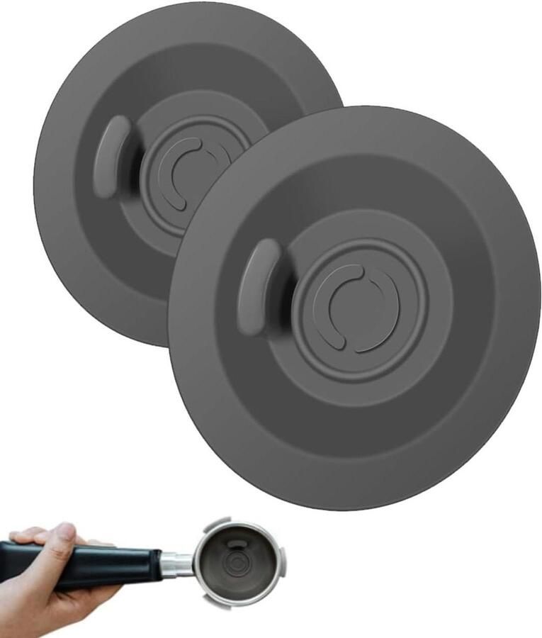 Reinigingsschijven Espresso schijven Espresso reinigen Voedselveilig siliconen 54 mm Grijs