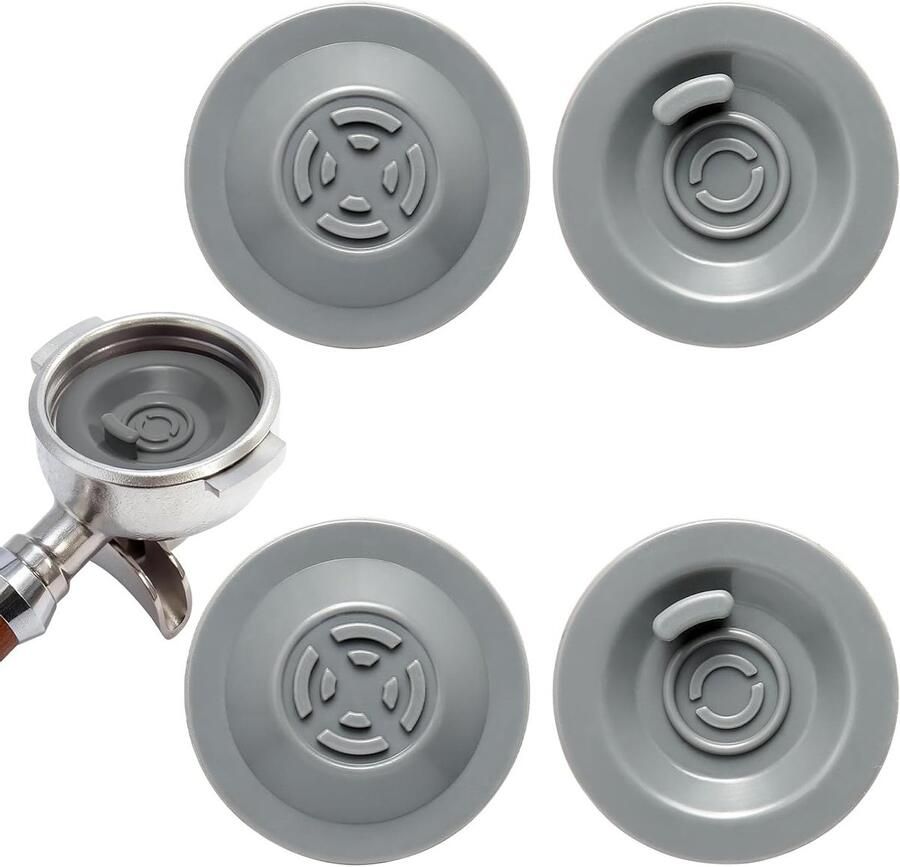 Reinigingsschijven voor koffiezetapparaten 54 mm herbruikbare terugspoelschijven ideaal voor espressomachines 4 stuks eenvoudig te gebruiken en effectief voor onderhoud