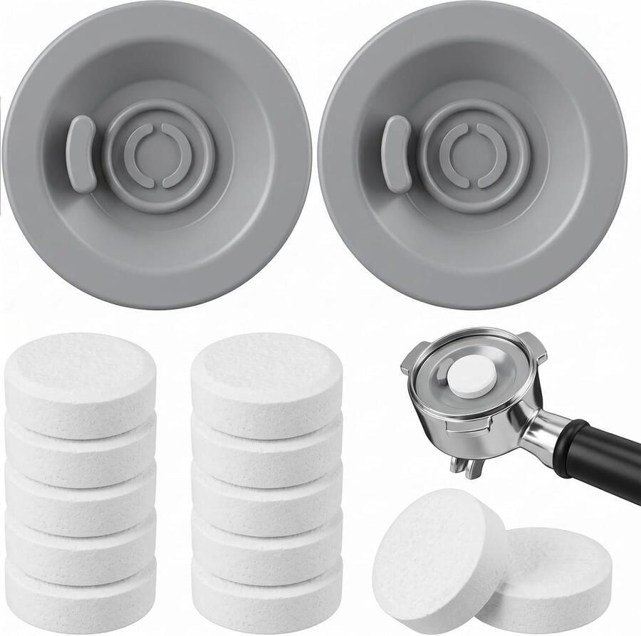 Reinigingstabletten voor Espresso Machines 12 Stuks Effectieve Schoonmaakdiscs voor Koffiemachines en Koffiezetapparaten