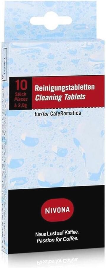 Reinigingstabletten voor Koffiemachines 10 Stuks à 2 g