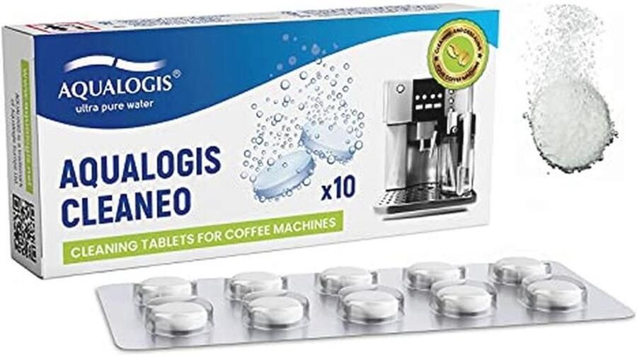 Reinigingstabletten voor Koffiemachines 10 Stuks Professionele Ontvettingstabletten