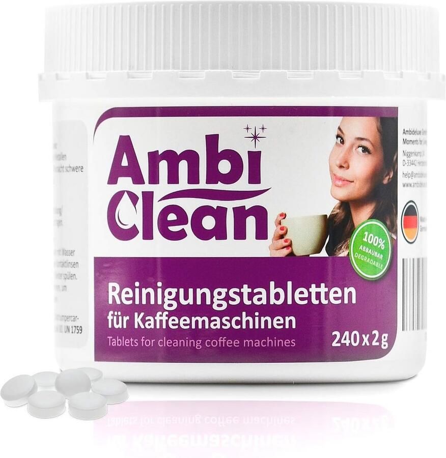 Reinigingstabletten voor Koffiemachines 240 Tabs voor Grondige Onderhoud en Duurzaam Gebruik