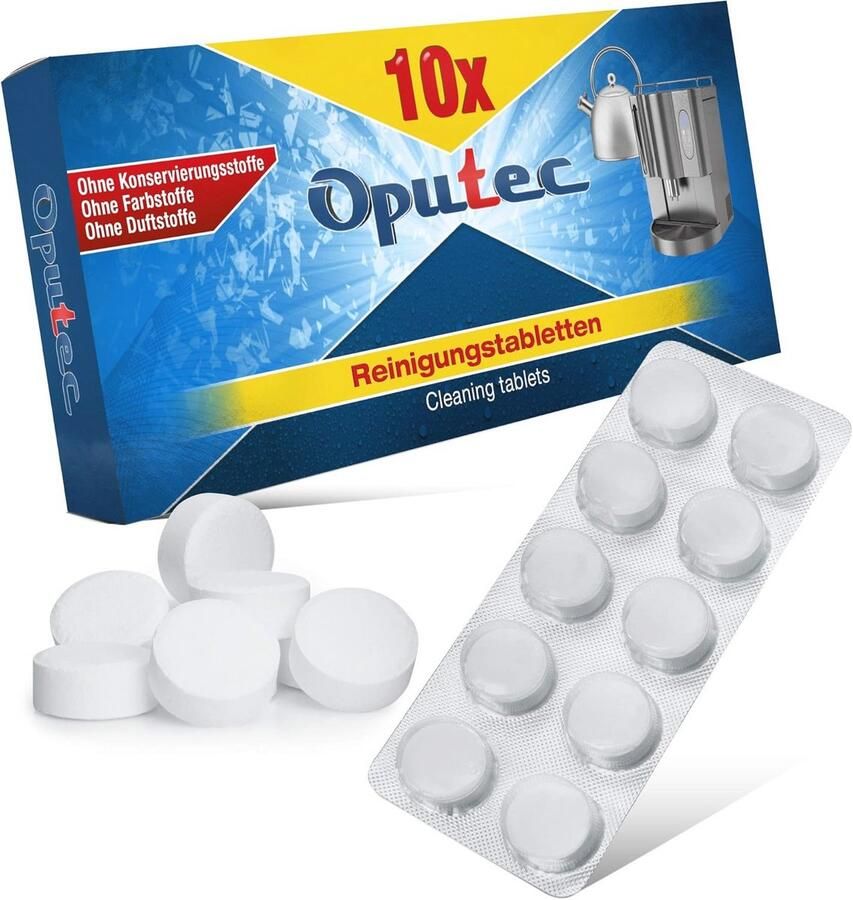 Reinigingstabletten voor Koffiemachines Effectieve Ontvetting en Onderhoud 10 x 2 g