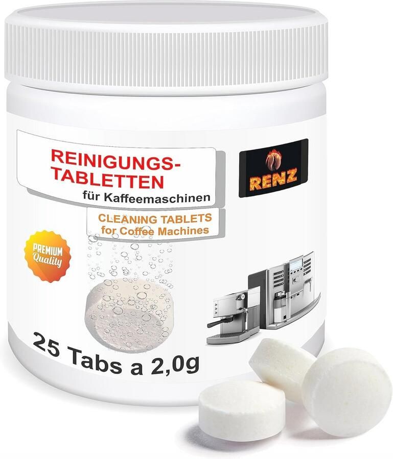 Reinigingstabletten voor koffiezetapparaten en volautomatische machines 200 stuks