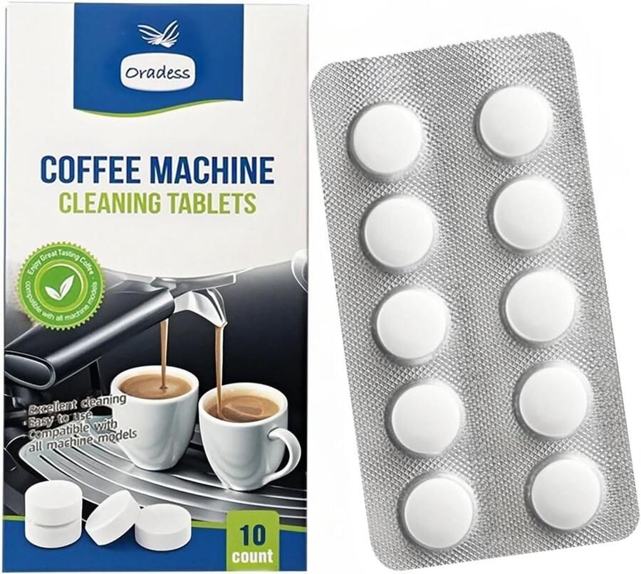 Reinigingstabletten voor koffiezetapparaten Ontkalken diep reinigen en onderhoud voor automatische en espressomachines