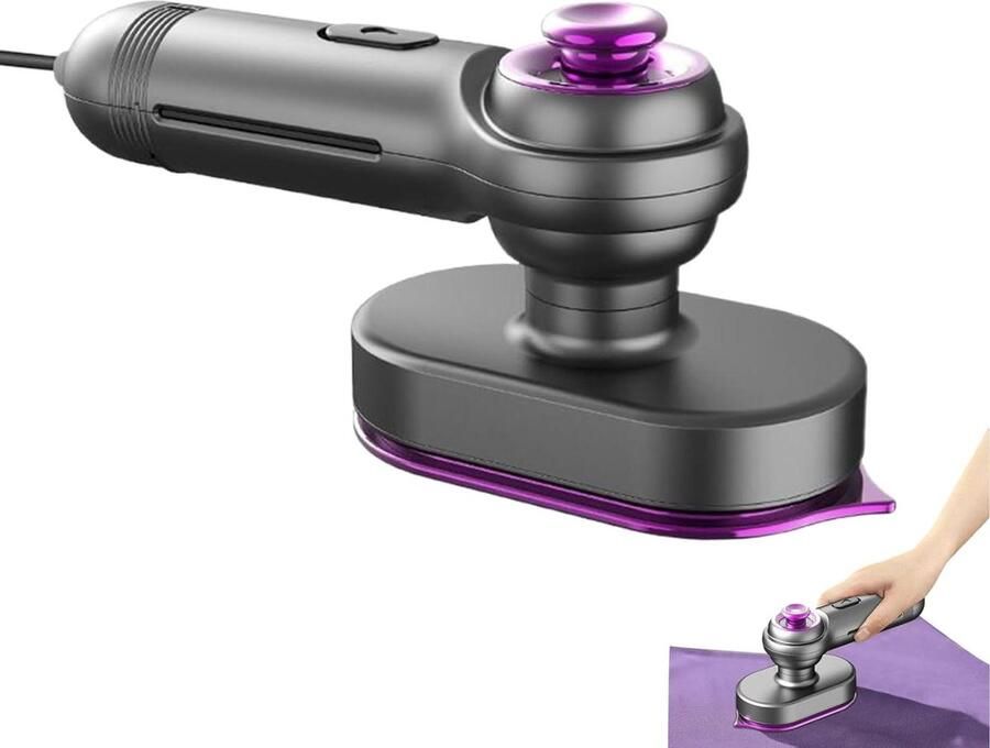 Reis Kledingstomer Klein Stoomstrijkijzer Kreukvrije Kleding Snel Opwarmen 60 ml Reservoir Grijs
