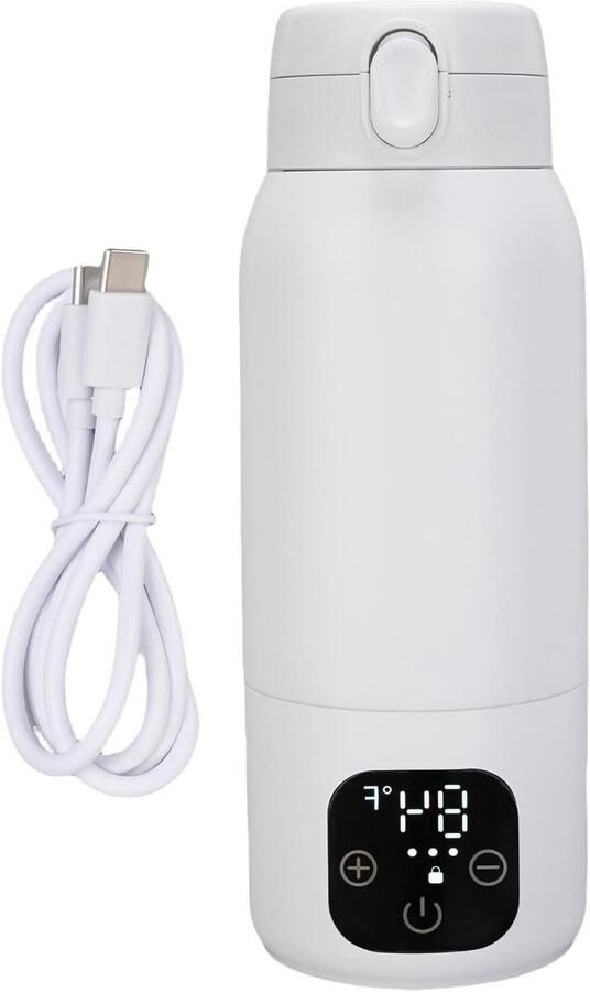 Draagbare Elektrische Waterkoker Reis Waterkoker Warme Drankjes Maken Snelle 360 Graden Verwarming 500 ml Zilver