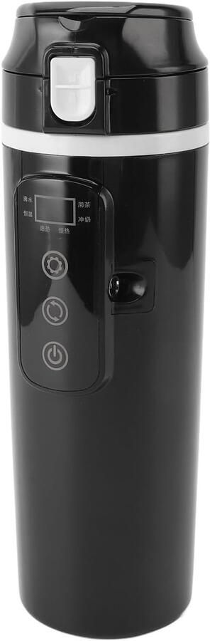 Reisboiler 500 Ml Draagbare Waterkoker Warme Dranken Onderweg Intelligente Temperatuurregeling 23 x 7 cm