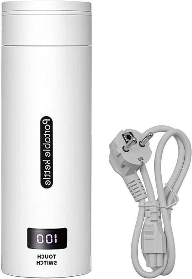 Reiskoker Waterkoker Onderweg Temperatuurdisplay 500 ml Wit