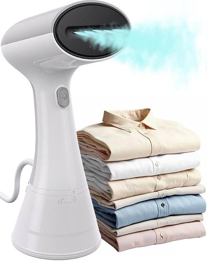 Reisstoomstrijkijzer Handstomer Kleding Kreukels Verwijderen Snel Opwarmen 20 Sec 30 G Min Stoom Wit