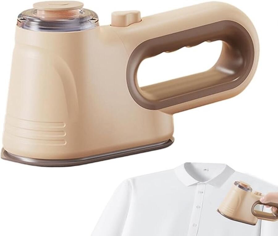 Reisstoomstrijkijzer snel opwarmen in 30 seconden opvouwbaar en draagbaar stoomstrijkijzer voor thuisgebruik (20 x 11 cm)