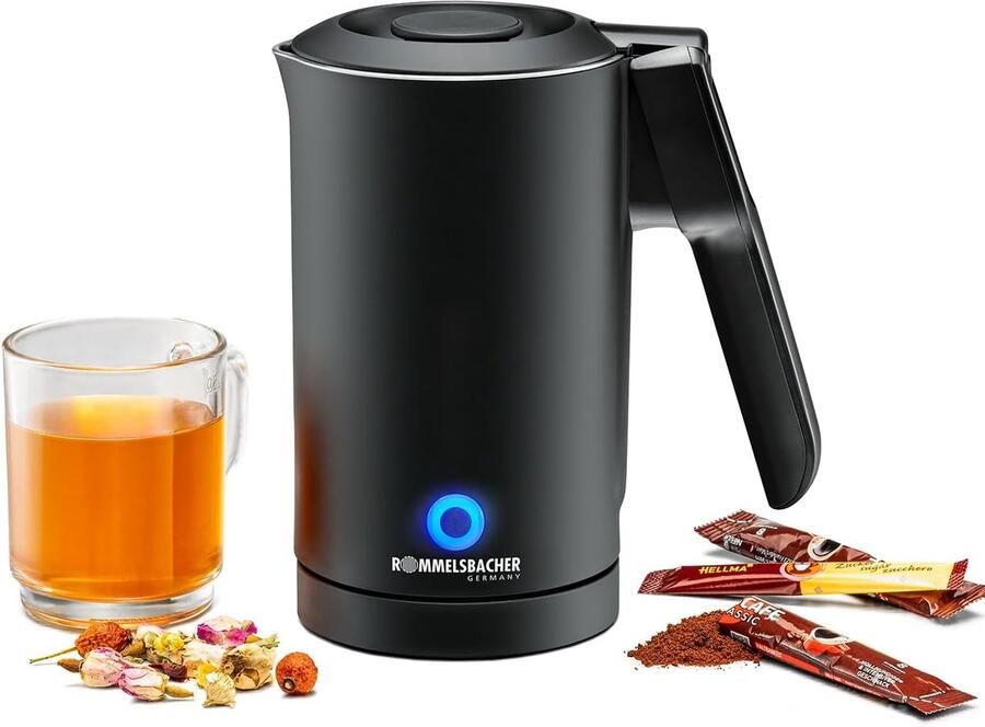 Reiswaterkoker Compacte waterkoker Snel water koken Binnenkant RVS 06 liter Zwart