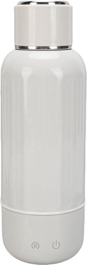 Reiswaterkoker Draagbare waterkoker Onderweg warm water 5 temperatuurinstellingen 500 ml Wit