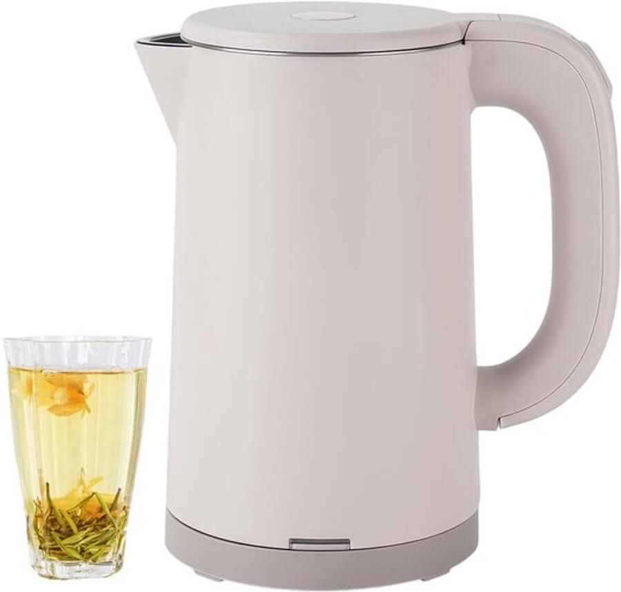 Reiswaterkoker klein 1000 W 5 minuten snel koken 304 elektrische waterkoker mini campingwaterkoker elektrisch voor reizen camping caravan of onderweg