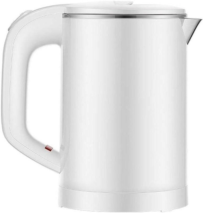 Reiswaterkoker Mini Waterkoker Koffie en Thee Automatische Uitschakeling 1 Liter Wit