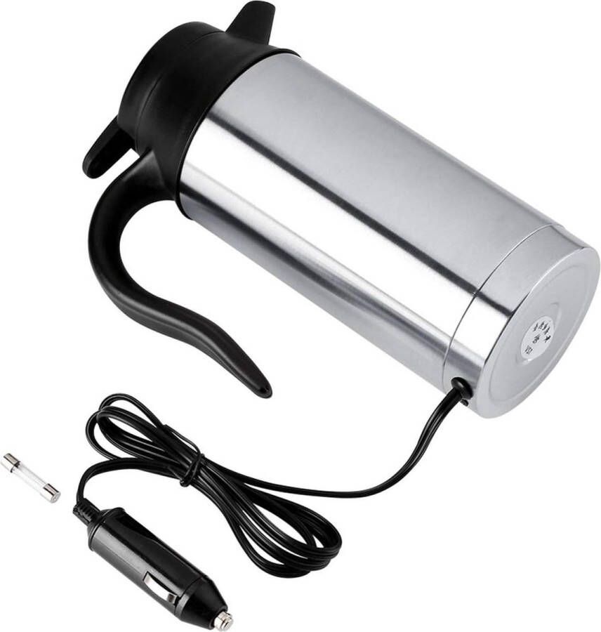Reizen Waterkoker 12V Elektrische Auto Waterkoker 750mL Roestvrij Staal Verwarming Cup Draagbare Waterverwarmer voor Camping Reizen