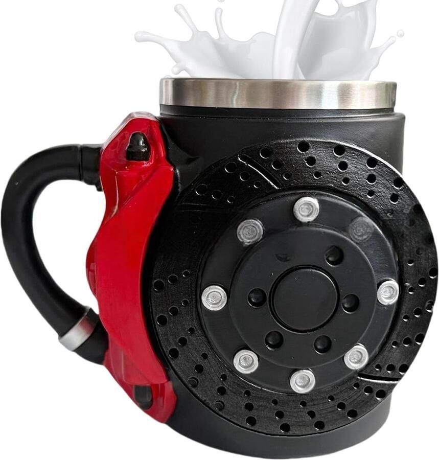 Koffiemok Remonderdelen Thema Mok Drinken Genieten Creatief Remontwerp 16.1 cm Breed Meerkleurig