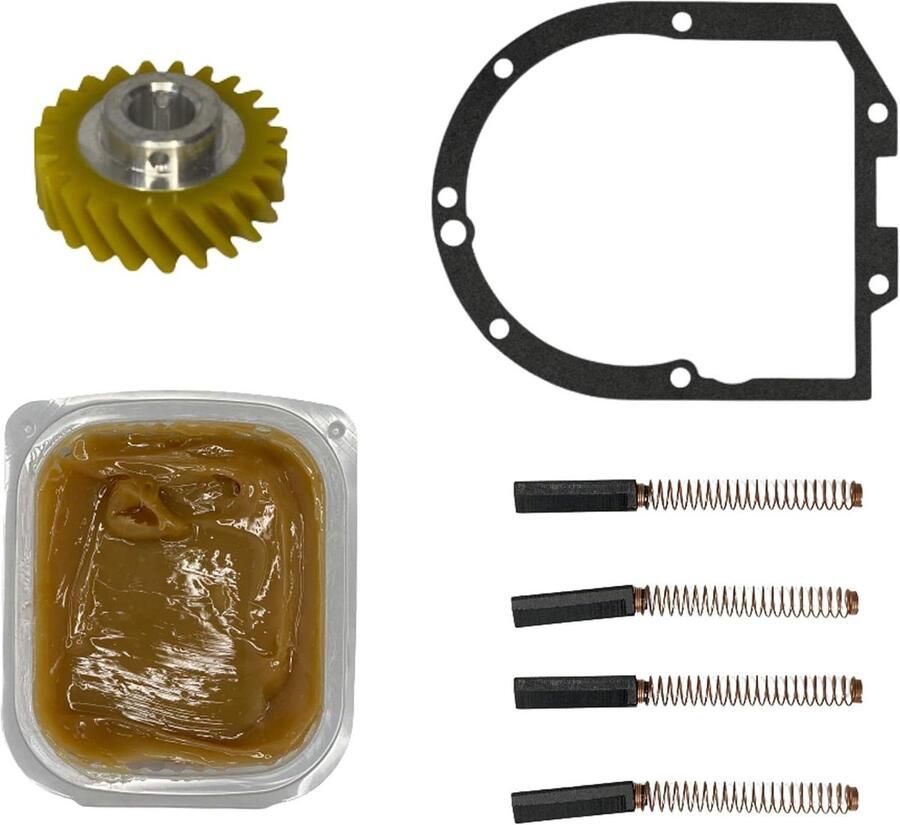 Reparatieset Keukenmachine Onderdelen Set Apparaat Repareren Voedselveilig Vet 4 Motorkooltjes Zwart