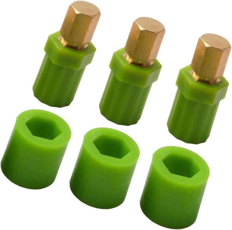 Reparatieset Mixer Onderhoudskit Keukenmachine Pasta Maken Messing Koppelingen 3 Stuks Groen
