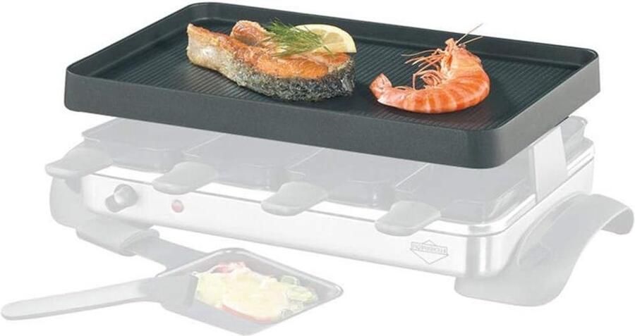 Reserve Grillplaat Raclette Plaat Gezellig Tafelen Origineel Onderdeel Niet Gespecificeerd Zwart