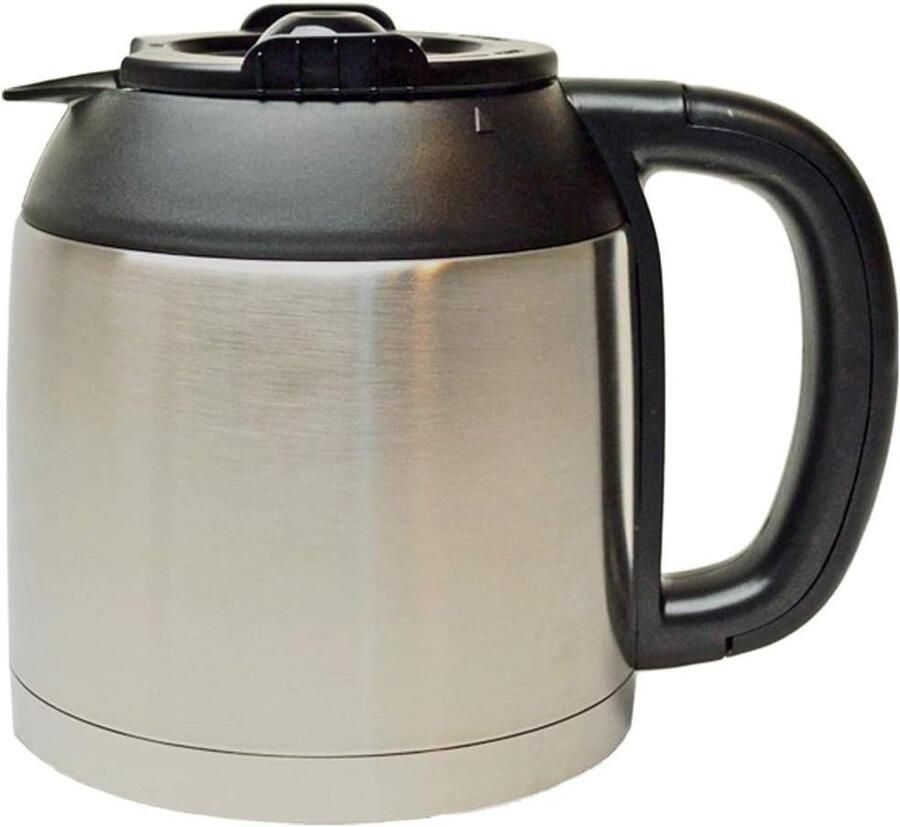 Reserve kan koffiezetapparaat Thermoskan koffie warm houden Roestvrijstalen behuizing 12 liter Zilver