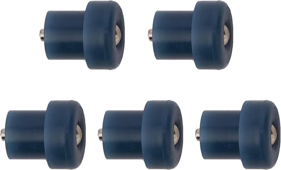 Reserve Rubberen Pootjes Machine Voetjes Keukenmachine Stabiliseren Set van 5 stuks 11mm Buitendiameter Donkerblauw