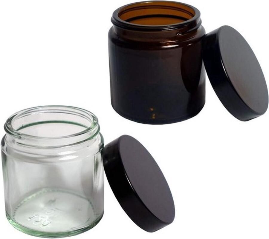 Reserveglazen met Deksel voor Koffiemolen (Set van 2)