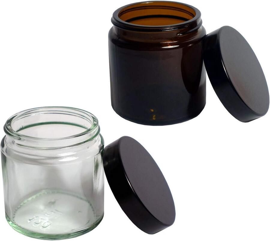 Reserveglazen met Deksel voor Koffiemolen (Set van 2)