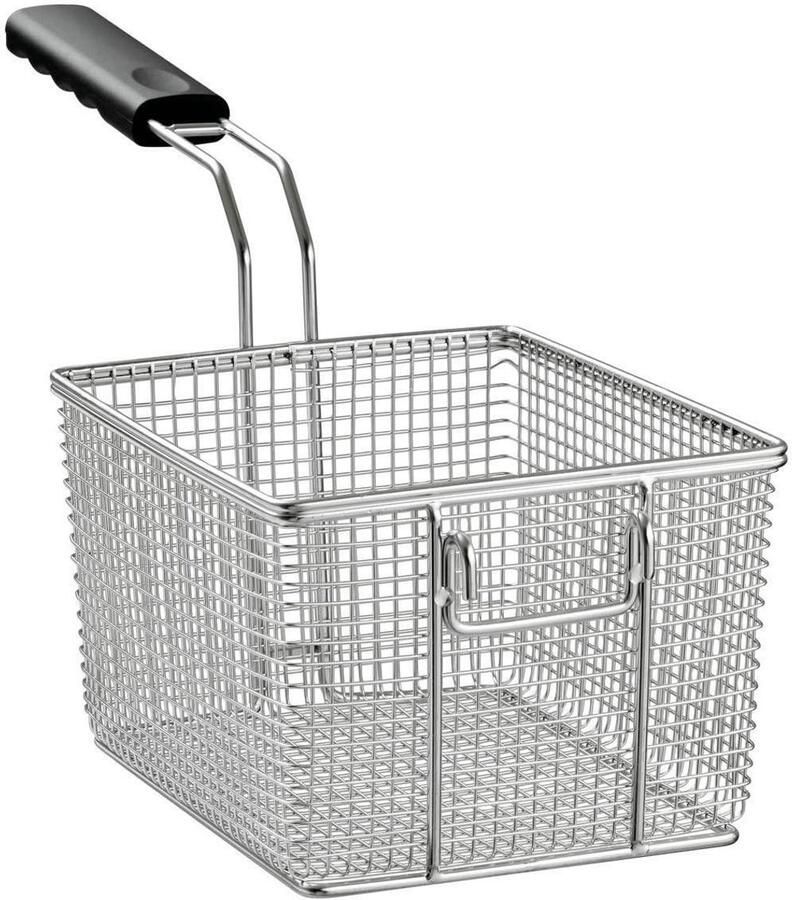 Reservemand Friteuse Friteusemand Inzet Frituren Met Handgreep 29 x 195 x 145 cm Zilver
