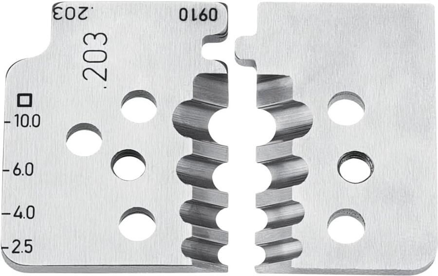 Reservemessen Set Snijbladen Draadstrippen Precisie Snijranden 8 x 51 x 1.7 cm Zilver