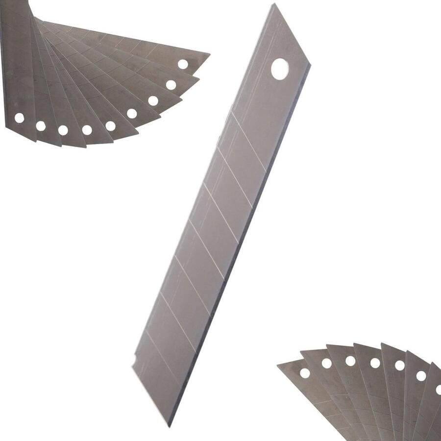 Reservemessen Snijmes 18mm Set van 20 Stuks voor Precisie Snedes in Materialen