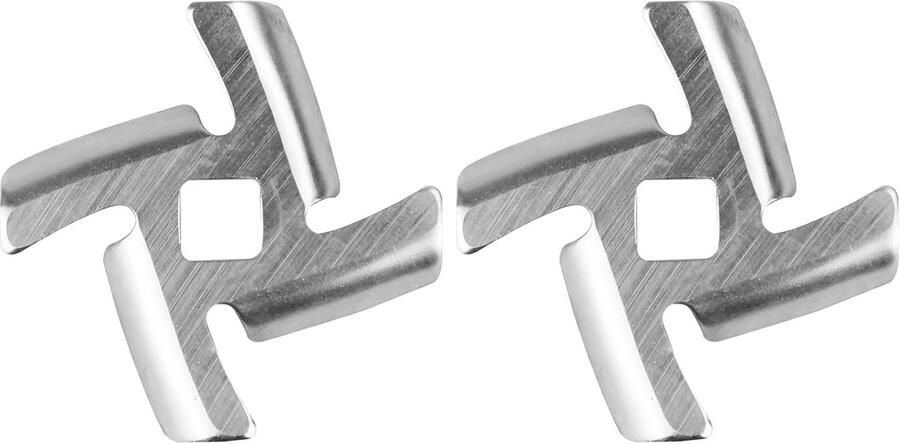 Reservemessen voor Vleesmolen mm Set van 2 Stuks RVS