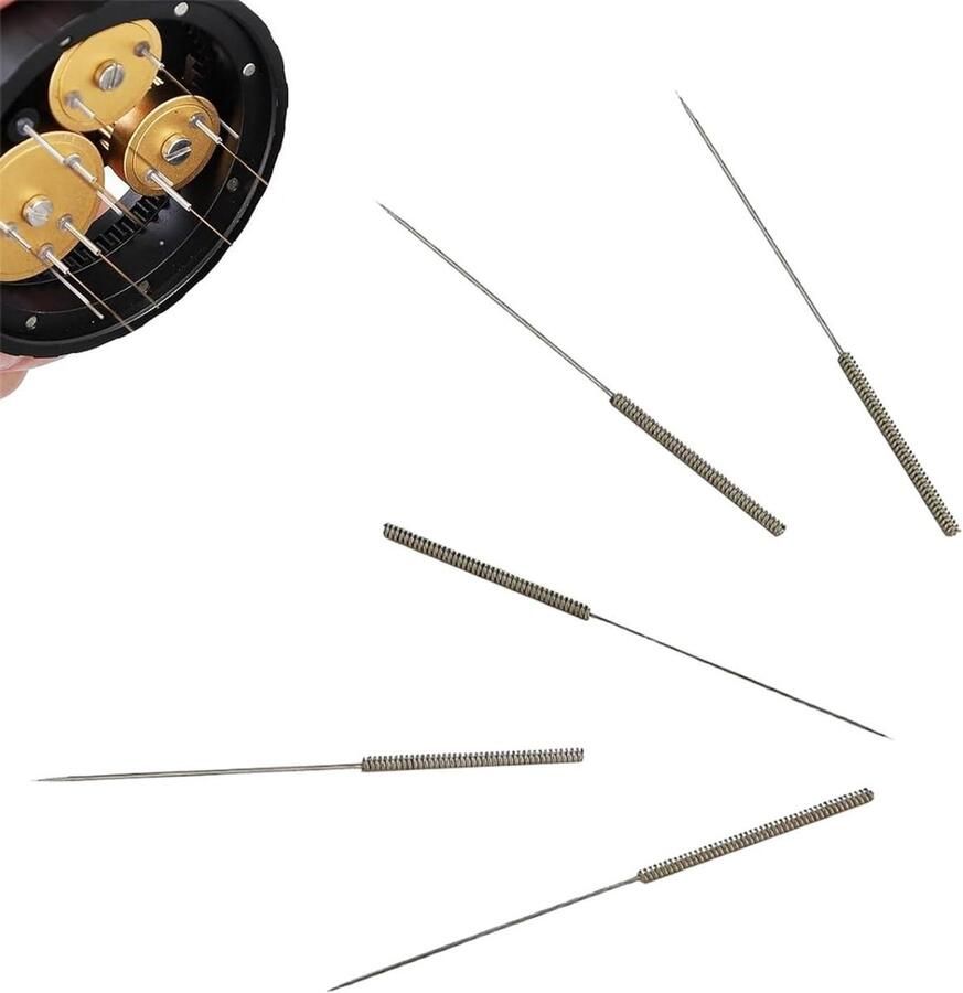 Reservenaald WDT Tool Koffie Accessoire Espresso Verfijnen Precisie Bewerkt 58 54 51mm Zilver