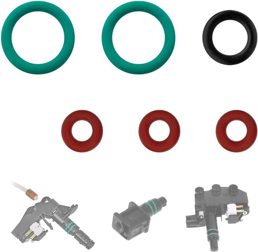 Reserveonderdelen voor DeLonghi volautomatische koffiemachine en melkopschuimer 6 O-ringen accessoires